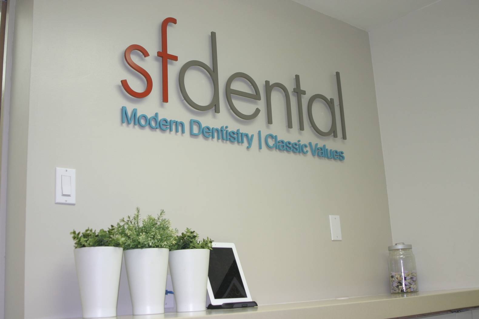 SF Dental reception area